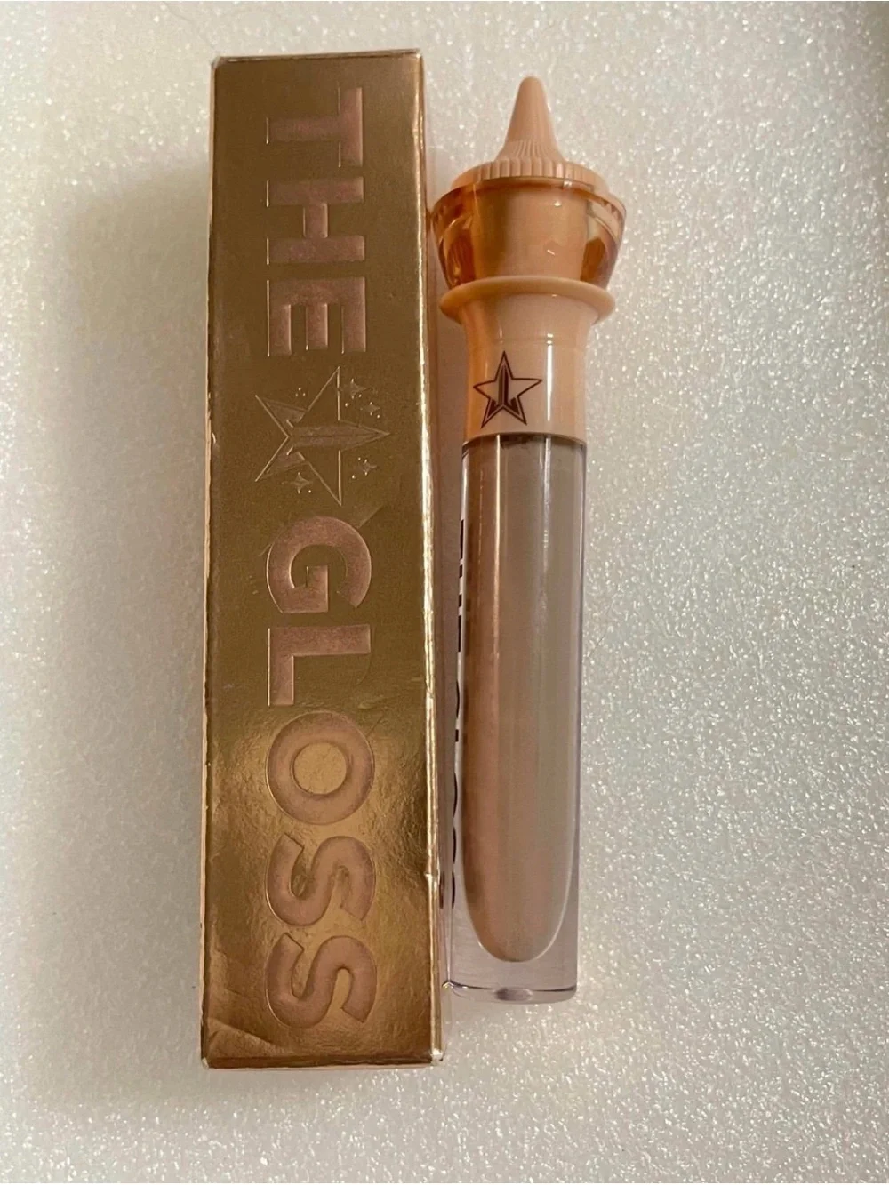 Jeffree Star The Liquid Lip Gloss in Silk Rope - Nude Beige Shine